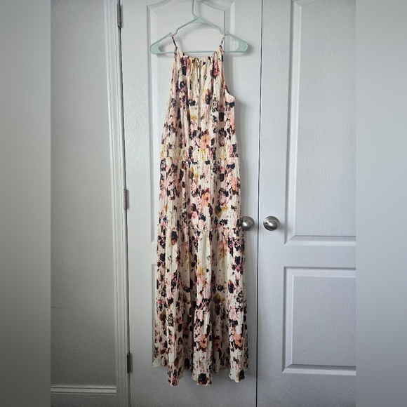est.1946 Dresses & Skirts - Floral Maxi Dress - Cream and Pink